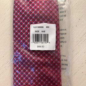 Tommy Hilfiger Red and Blue Patterned Tie